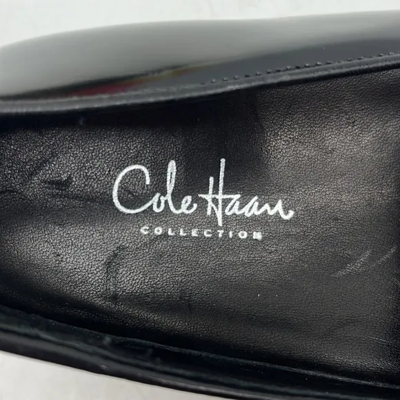 Cole Haan Collection Shiny Black Slip On Loafers Size 11. CH2966