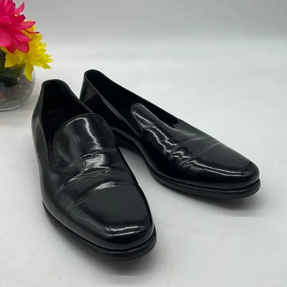 Cole Haan Collection Shiny Black Slip On Loafers Size 11. CH2966
