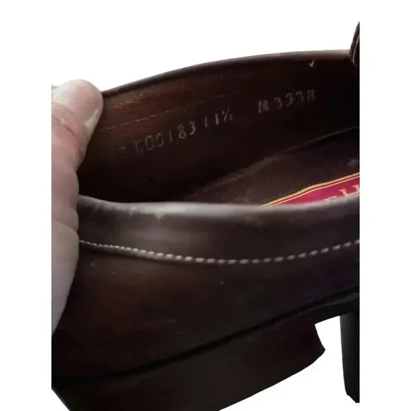 Cole Haan Country Brown Slip On Round Toe Leather Loafers Size 7