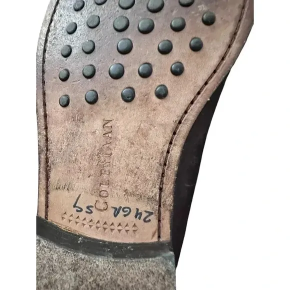 Cole Haan Country Brown Slip On Round Toe Leather Loafers Size 7