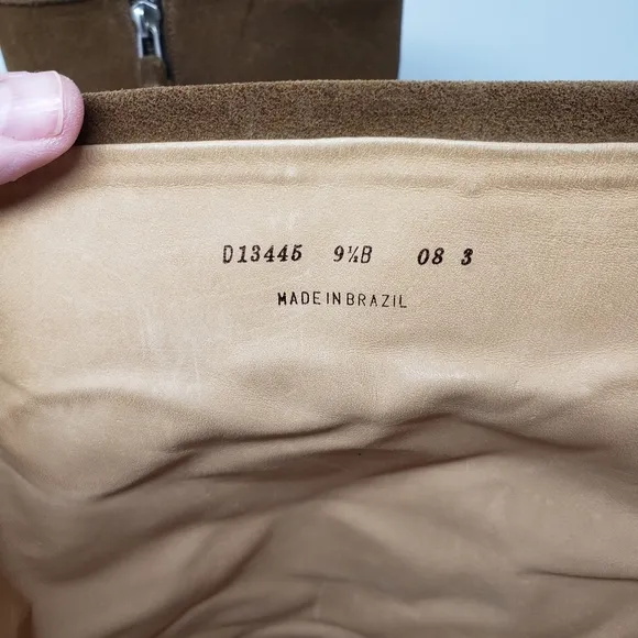 Cole Haan Country tan suede leather riding boots size 9.5