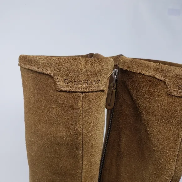Cole Haan Country tan suede leather riding boots size 9.5