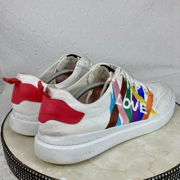 Cole Haan Grand Pro Rally Court Sneaker Men 13 White Casual Streetwear Y2K Shoes