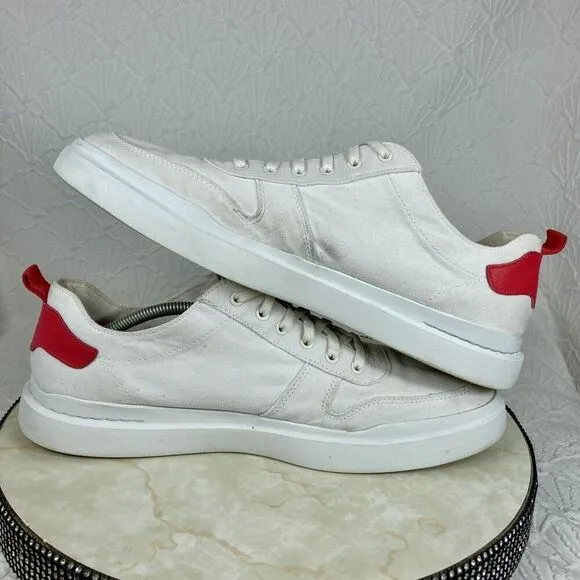 Cole Haan Grand Pro Rally Court Sneaker Men 13 White Casual Streetwear Y2K Shoes