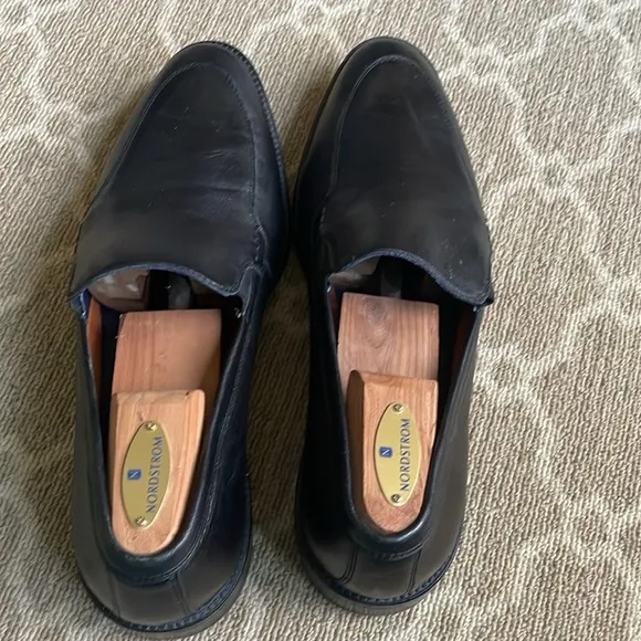 Cole Haan Grandos Men’s Slip On Black Leather Loafers Size 10 Great Condition