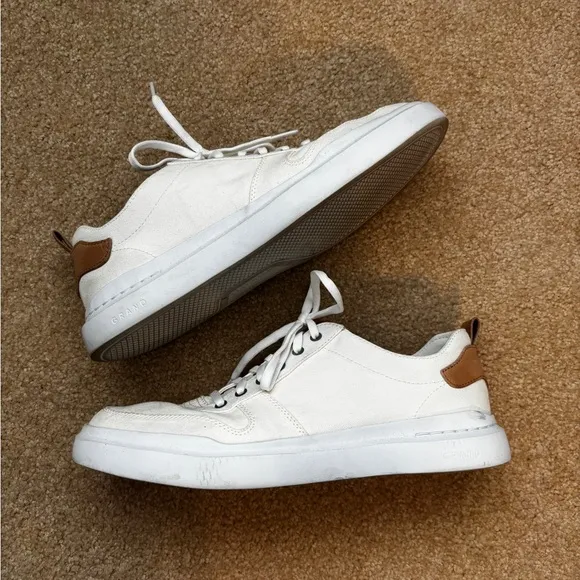 Cole Haan Grandpro Rally Canvas Court Sneaker in Ivory/Natural
