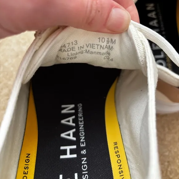 Cole Haan Grandpro Rally Canvas Court Sneaker in Ivory/Natural