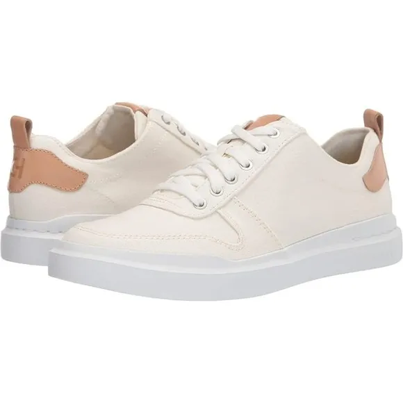 Cole Haan Grandpro Rally Canvas Court Sneaker in Ivory/Natural