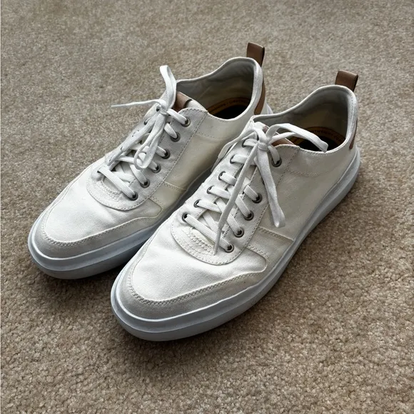 Cole Haan Grandpro Rally Canvas Court Sneaker in Ivory/Natural