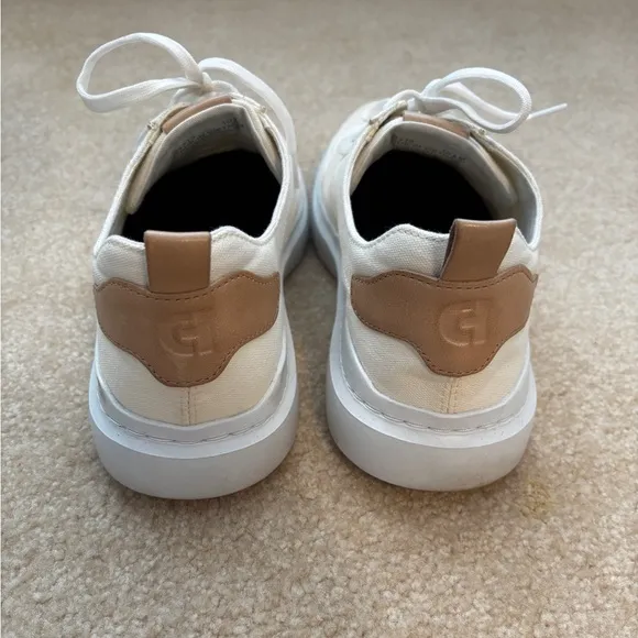 Cole Haan Grandpro Rally Canvas Court Sneaker in Ivory/Natural