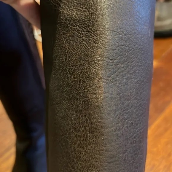 COLE HAAN Isabell Stretch Boots Brown Leather Tall Riding Boot Equestrian 6.5