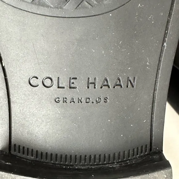 COLE HAAN Leela Grand 360 Rising Boots Black Leather English Country Size 9