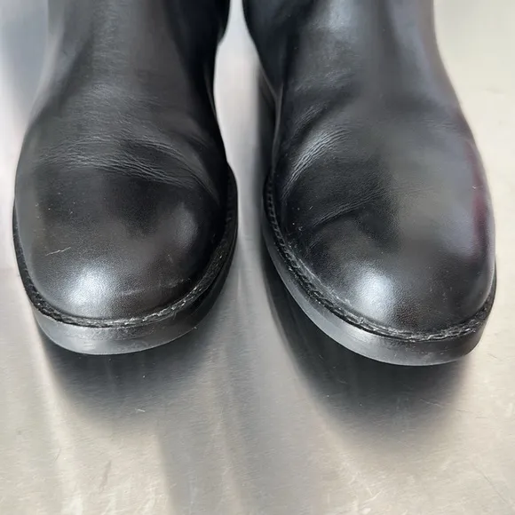 COLE HAAN Leela Grand 360 Rising Boots Black Leather English Country Size 9