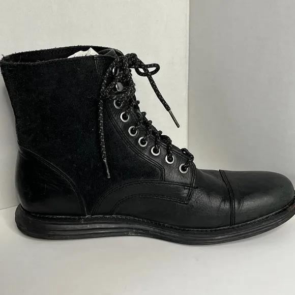 Cole Haan LunarGrand Boots 8.5 Black Gorpcore Streetwear Minimalist Casual Work