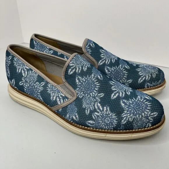 Cole Haan Lunargrand Two Gore Slip-On Mens Size 9.5 Hawaiian Tropical‎ Loafers