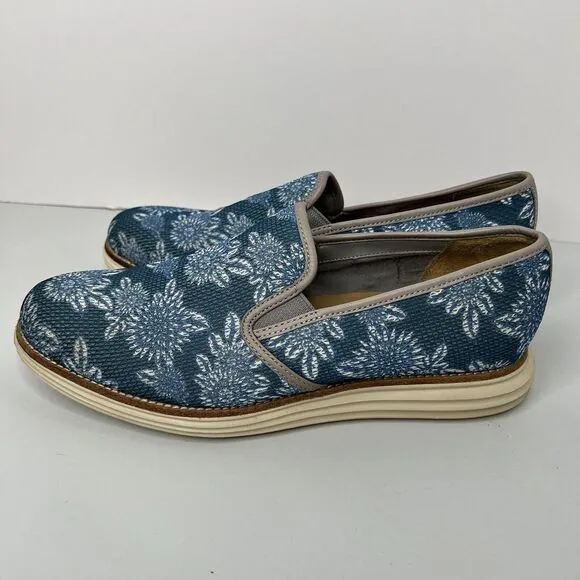 Cole Haan Lunargrand Two Gore Slip-On Mens Size 9.5 Hawaiian Tropical‎ Loafers