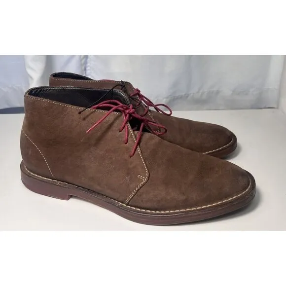 Cole Haan Men's Chukka Boots Size 10M Leather Dark Brown