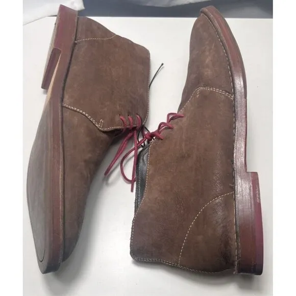 Cole Haan Men's Chukka Boots Size 10M Leather Dark Brown