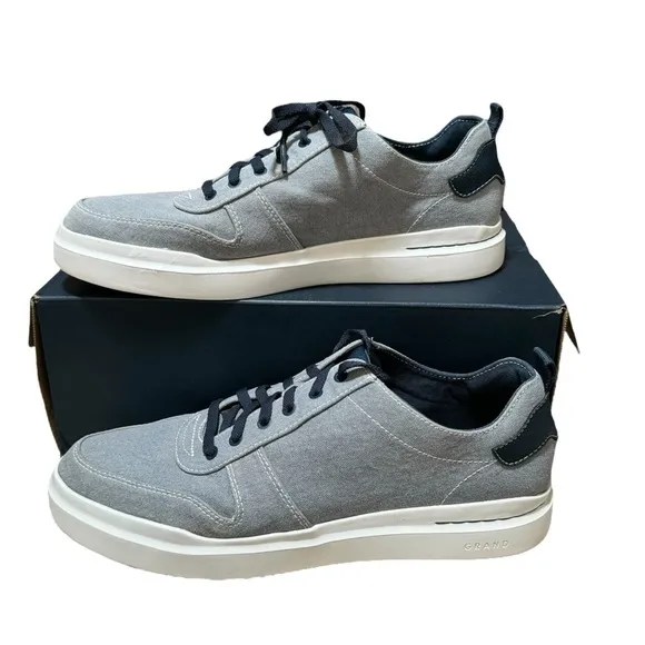 Cole Haan men’s grand pro Rally Court sneakers 12W blue