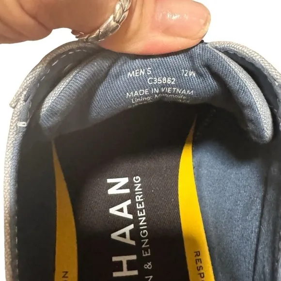 Cole Haan men’s grand pro Rally Court sneakers 12W blue