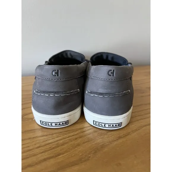 Cole Haan Men's Gray Nantucket Grand OS Slip On Loafers Size 13