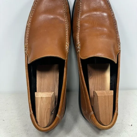 Cole Haan Mens Keating Venetian II Brown Leather Slip On Loafers C11403 Sz 12