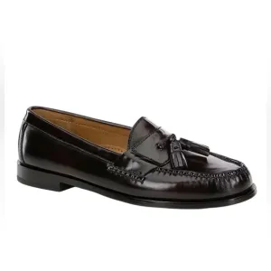 Cole Haan Men's Leather Pinch Tassel Loafers Black Size 11.5 WORN ONCE