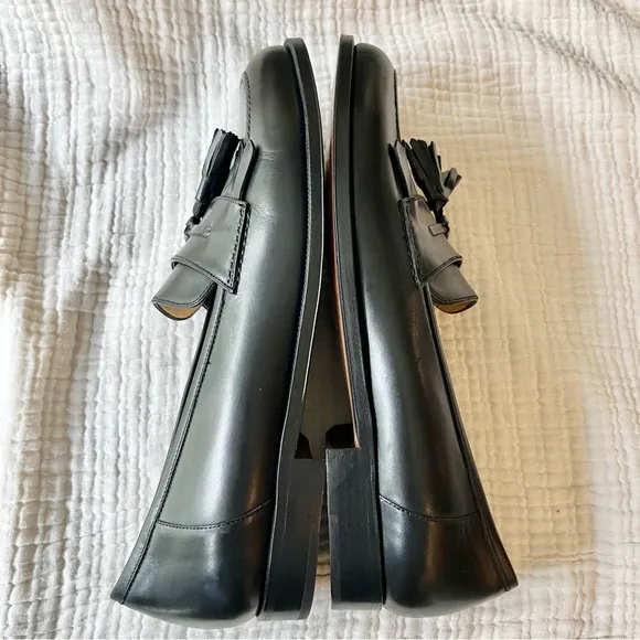 Cole Haan | NWOT Black City Pinch Tassel Slip-On Loafers Made in Italy
