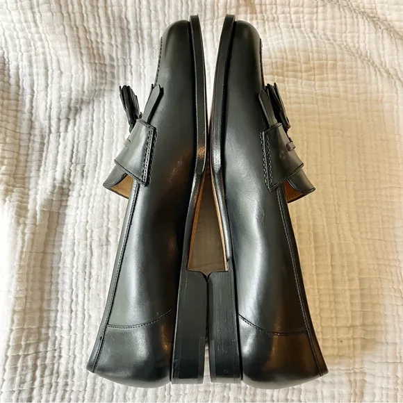 Cole Haan | NWOT Black City Pinch Tassel Slip-On Loafers Made in Italy