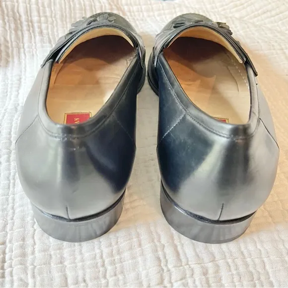 Cole Haan | NWOT Black City Pinch Tassel Slip-On Loafers Made in Italy