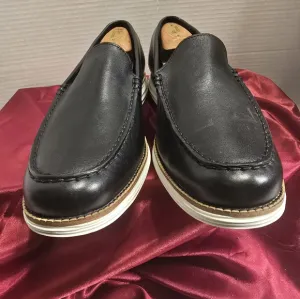 COLE HAAN ORIGINAL GRAND LEATHER BLACK MEN'S SLEEK ELEGANT COMFORTABLE SIZE 10M