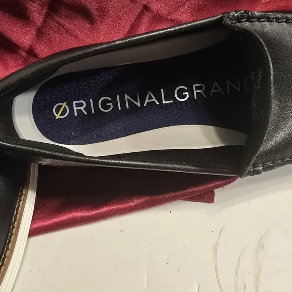 COLE HAAN ORIGINAL GRAND LEATHER BLACK MEN'S SLEEK ELEGANT COMFORTABLE SIZE 10M