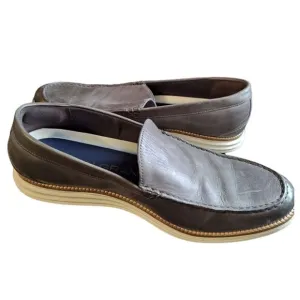 Cole Haan Original Grand Venetian Leather Loafers in Gray Size 13