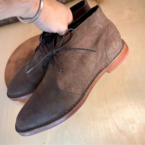 *Cole Haan | Paul Distressed Suede Desert Boots in Brown C09565 Size 10