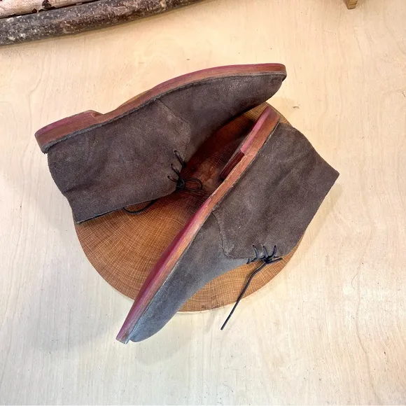 *Cole Haan | Paul Distressed Suede Desert Boots in Brown C09565 Size 10