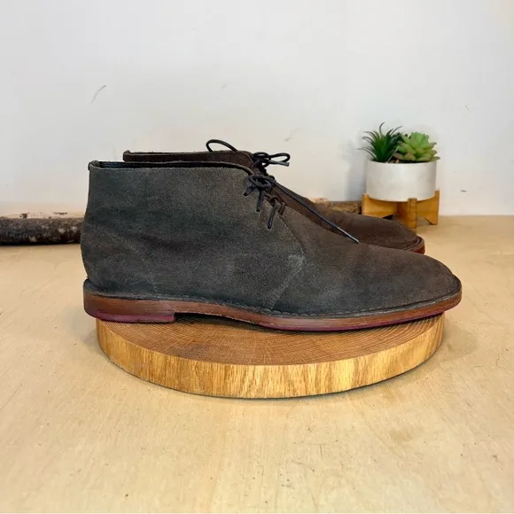 *Cole Haan | Paul Distressed Suede Desert Boots in Brown C09565 Size 10