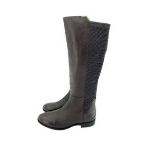 COLE HAAN Rockland Tall Riding Boots Chestnut Brown Leather 6.5 NEW