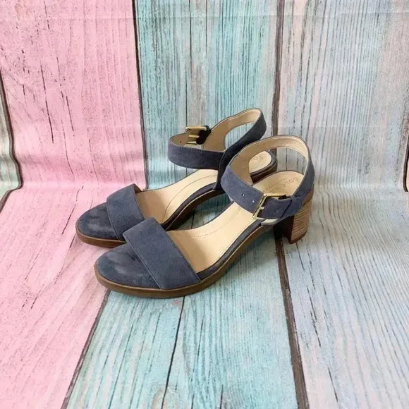 Cole Haan strappy sandals block heel