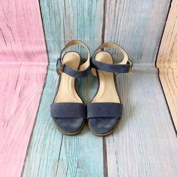 Cole Haan strappy sandals block heel
