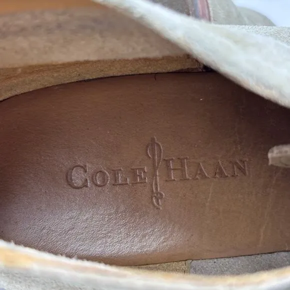 Cole Haan Tan Suede Lace Up Chukka Boots Mens Size 13 Classic Preppy