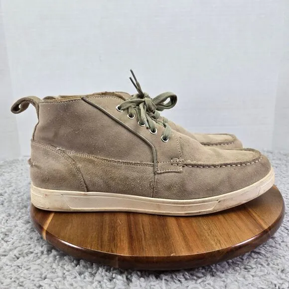Cole Haan Tan Suede Leather Lace Up Moc Toe Casual Daily Chukka Boots Mens 11 M