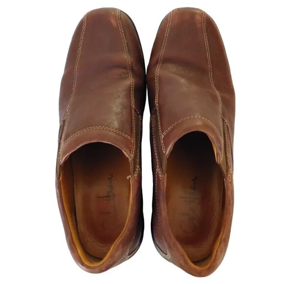 Cole Haan Tucker Mens Venetian leather brown Slip-On Loafers Size 8 M C07383
