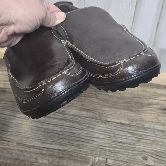 Cole Haan Tucker Venetian Loafers Men's 11 Wide 11W Brown Slip On EUC!