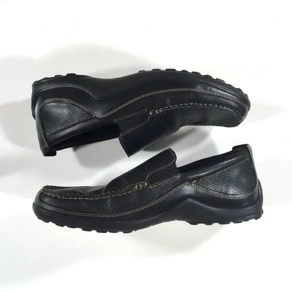Cole Haan Tucker Venetian Slip On Loafers Mens Size 9 Black Leather C03557