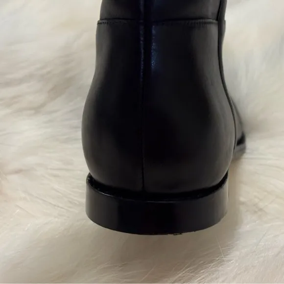 Cole Haan Women's Black Leather Knee-high Riding Boots Size 8 - WORN ONCE