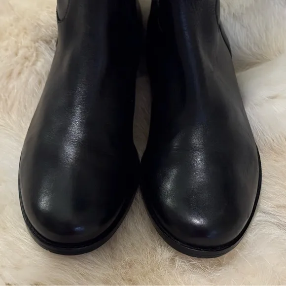Cole Haan Women's Black Leather Knee-high Riding Boots Size 8 - WORN ONCE