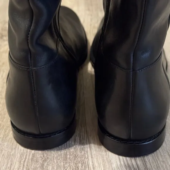Cole Haan Women's Black Leather Knee-high Riding Boots Size 8 - WORN ONCE
