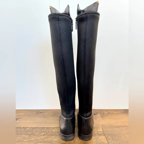Cole Haan Women’s Grand OS Dutchess Leather Over-The-Knee Boots Stretch 6.5B