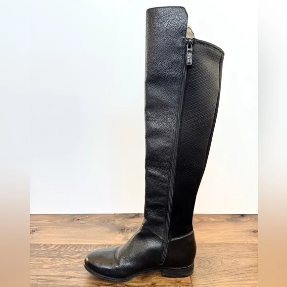 Cole Haan Women’s Grand OS Dutchess Leather Over-The-Knee Boots Stretch 6.5B