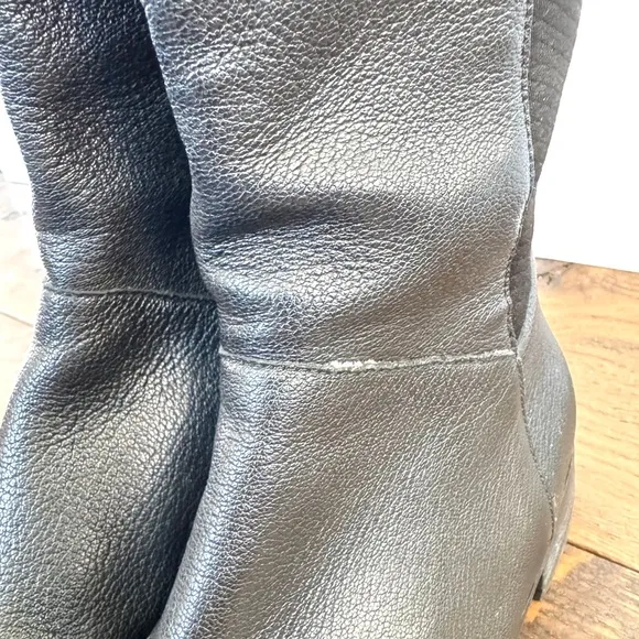 Cole Haan Women’s Grand OS Dutchess Leather Over-The-Knee Boots Stretch 6.5B